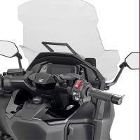 Barra porta GPS-Smartphone en la cupula para Honda Forza 750 25+