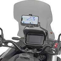 Barra porta GPS-Smartphone en la cupula Honda NC750X 25- Â· 2