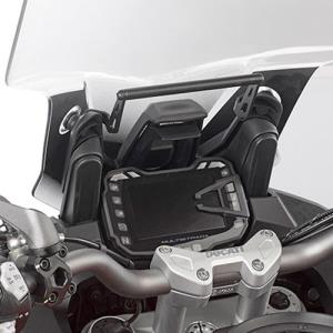 Barra porta GPS-Smartphone en cupula Honda Transalp XL 750 23+