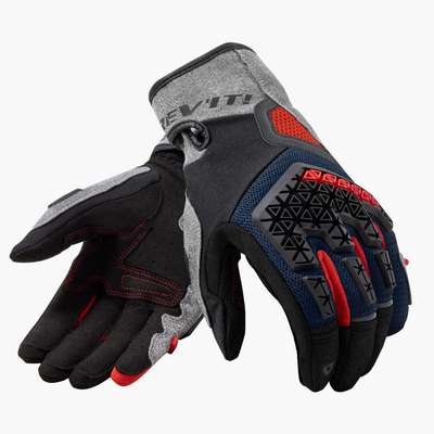 guantes revit mangrove fgs180 plata-azul