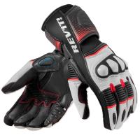 Guantes XENA 4 Mujer Revit Blanco-Rojo Flúor