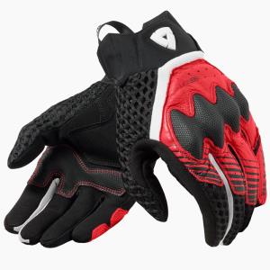 guantes revit veloz negro-rojo