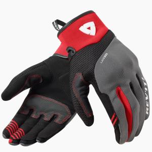 guantes revit endo mujer gris-rojo