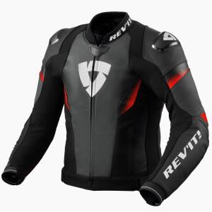 chaqueta revit Control negro-rojo fluor