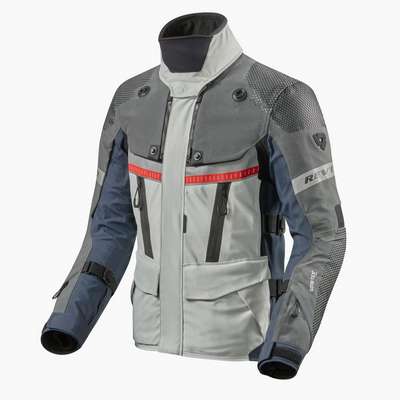 chaqueta revit dominator 3 gtx fjt288 plata-azul GORE-TEX