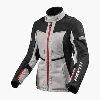 chaqueta revit sand 4 h2o ladies fjt296 plata-negro