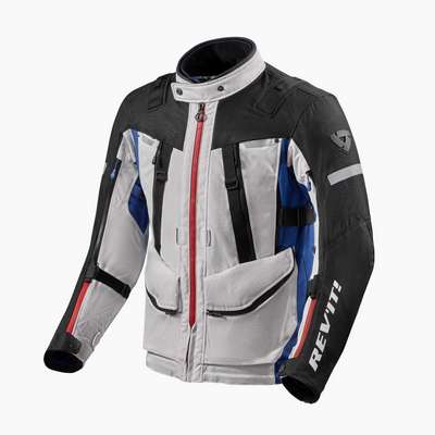 chaqueta revit sand 4 h2o fjt297 plata-azul