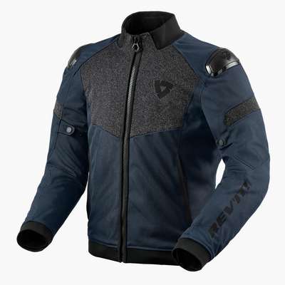 chaqueta revit action h2o fjt319 negro-azul oscuro