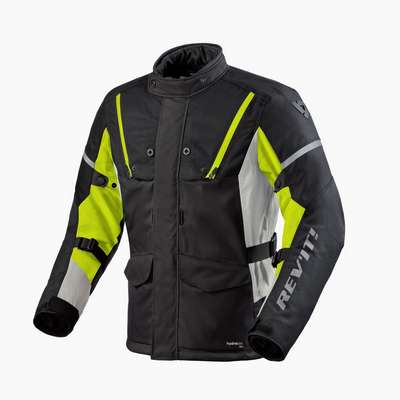 chaqueta revit horizon 3 h2o fjt322 negro-amarillo fluor
