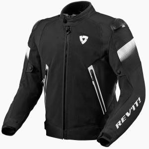 chaqueta revit Control air h2o negro-blanco