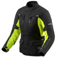 Chaqueta Revit Outback 5 H20 Mujer Negro-Amarillo Flúor