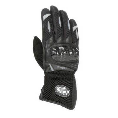 Guantes moto de verano Rainers modelo G28 negros