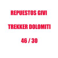Recambios despiece de la maleta DLM46 DLM30 Trekker Dolomiti GIVI Â· 1