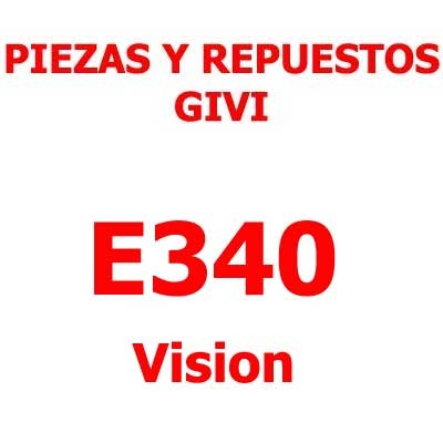 Recambios despiece de la maleta E340 VISION GIVI