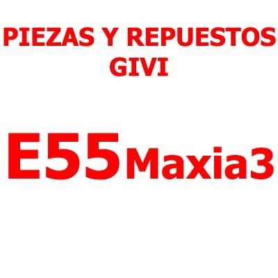 Recambios despiece maleta Givi E55 Maxia 3