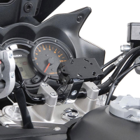 Barra soporte GPS 22mm plateado SWMotech