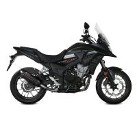 escape mivv suono acero negro honda cb500x 17-20