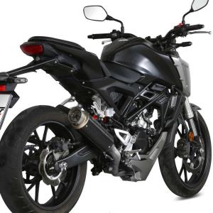 Escape Mivv GP PRO Acero Negro HONDA CB 125R 18-20 Â· 2