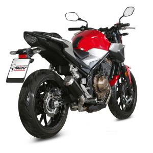 Escape acero negro honda cb500f 19- MK3