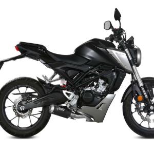 Escape MK3 acero negro HONDA CB 125R 18-20