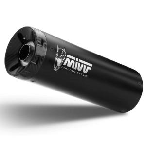 Escape Mivv HR-1 Negro con tapa de carbono HONDA CL 500 2023+ Â· 2