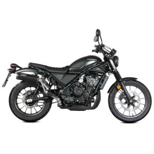Escape Mivv HR-1 Negro con tapa de carbono HONDA CL 500 2023+ Â· 3