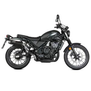 Escape Mivv HR-1 Negro con tapa de carbono larga HONDA CL 500 2023+ Â· 3