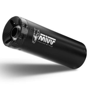 Escape Mivv HR-1 Negro con tapa de carbono HONDA CMX500 REBEL 2022-24 Â· 2