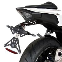 Portamatriculas Barracuda para Honda CB 500F 16-22 y Honda CBR 500R 16-21