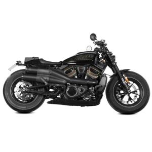 Escape Mivv HR-1 Negro con tapa de carbono HARLEY DAVIDSON SPORTSTER S 21-24 Â· 3
