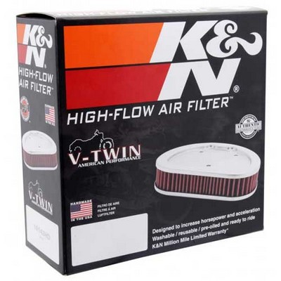 Filtro de aire K&N Reutilizable, de admision directa. Para Harley Davidson FLHTCUI, FLHRCI, FLTRI. Â· 2