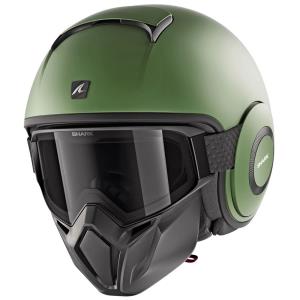 Casco Shark Street-Drak Blank verde