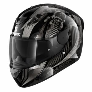 Casco Shark D-skwal 2 Atraxx negro-antracita TALLA L