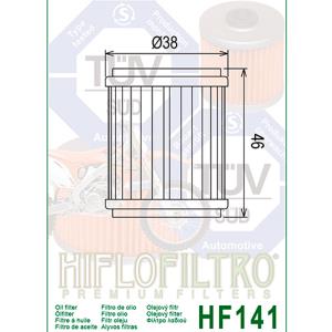 Filtro de aceite Hiflo HF141 para Yamaha y Rieju Â· 2