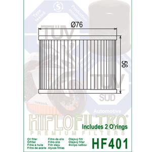 Filtro de aceite Hiflo HF401 para Kawasaki, Benelli, Honda, Yamaha, Moto Guzzi Â· 2