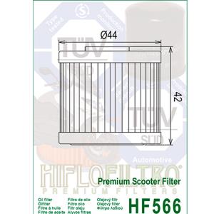 Filtro de aceite Hiflo HF566 para scooter Kymco y Kawasaki Â· 2