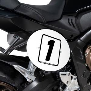 soporte porta numero barracuda honda cb650r 19-