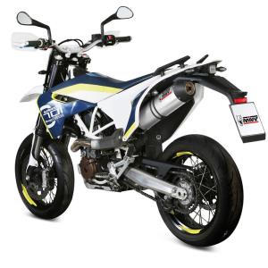 Escape oval titanio Husqvarna 701 Enduro-Supermoto 17-20