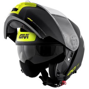 Casco modular Givi X.20 Expedition Evo negro-fluor TALLA M