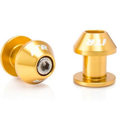 Diabolo mediano universal para caballete de moto en 10mm, distintos colores