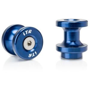 Diabolo ITR grande universal para caballete de moto metrica 6mm Azul