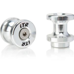 Diabolo ITR grande universal para caballete de moto metrica 6mm Plata