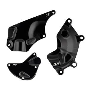 Kit de protectores de motor metálicos en aluminio ITR Yamaha R3 15-20