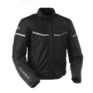 Chaqueta moto verano hombre Rainers modelo JEREZ Negro