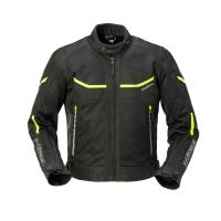 Chaqueta moto verano hombre Rainers modelo JEREZ Negro y fluor