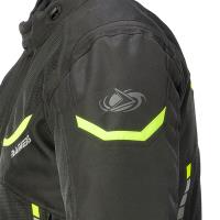 Chaqueta moto verano hombre Rainers modelo JEREZ Negro y fluor Â· 4