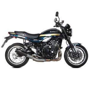 Escape Mivv HR-1 Negro con tapa de carbono KAWASAKI Z900RS 2018+ Â· 3