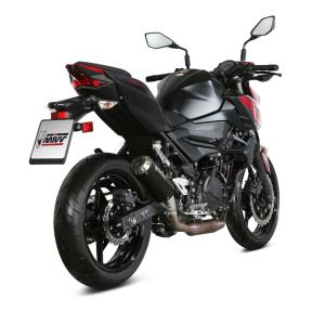 Escape Mivv MK3 acero negro Kawasaki Z-Ninja 400 18-