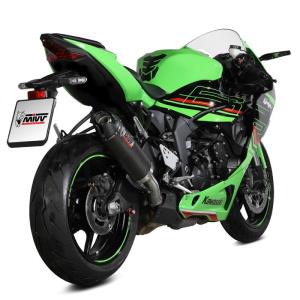 Escape Mivv AK-1 Carbono con tapa de carbono KAWASAKI ZX-6 R 636 21-24