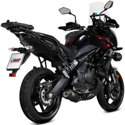 escape completo mivv oval carbono kawasaki versys 650 21-23